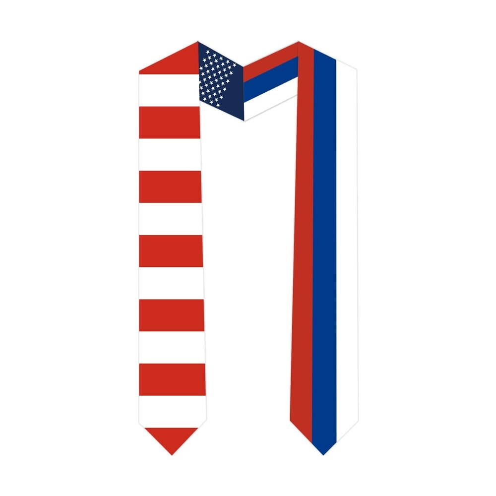 6278 Russia Graduation Stole Graduation Sash Scarf Graduation Gift
